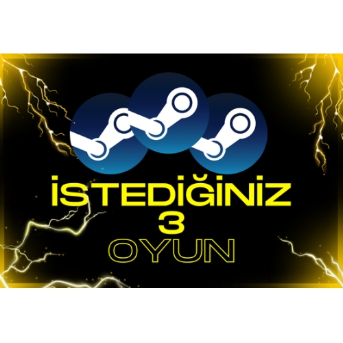  İstediğiniz 3 Oyun + Garanti